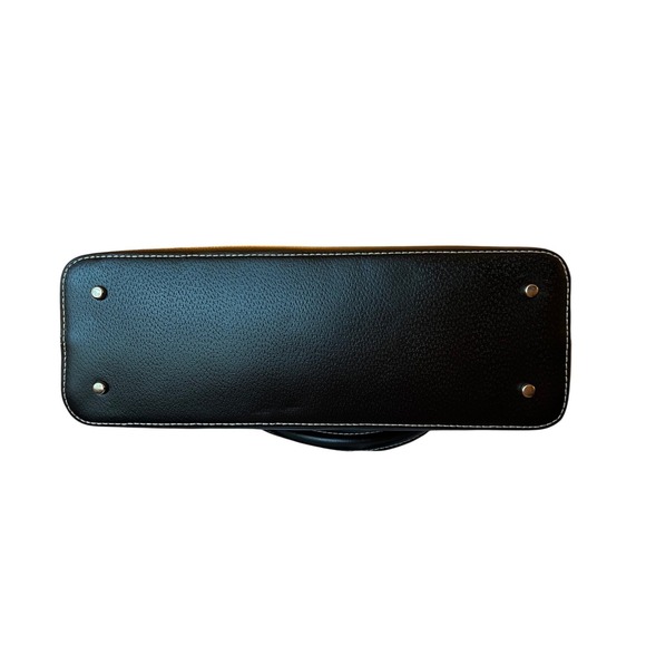 Kate Spade New York Dome Satchel Handbag Two Tone Cream Black quiet luxury - Picture 3 of 7